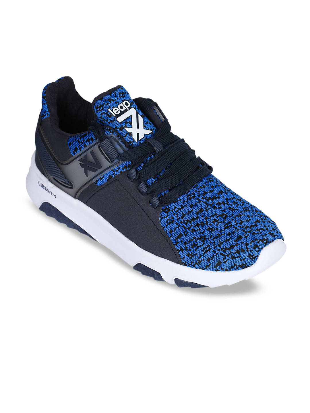 

Liberty Men Blue & Grey Mesh Running Shoes