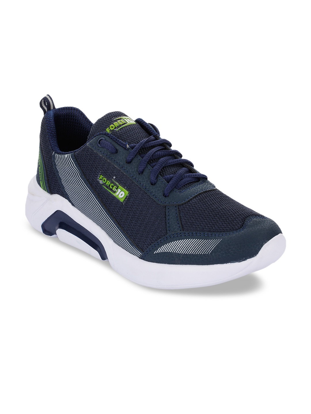 

Liberty Men Navy Blue Mesh Running Shoes