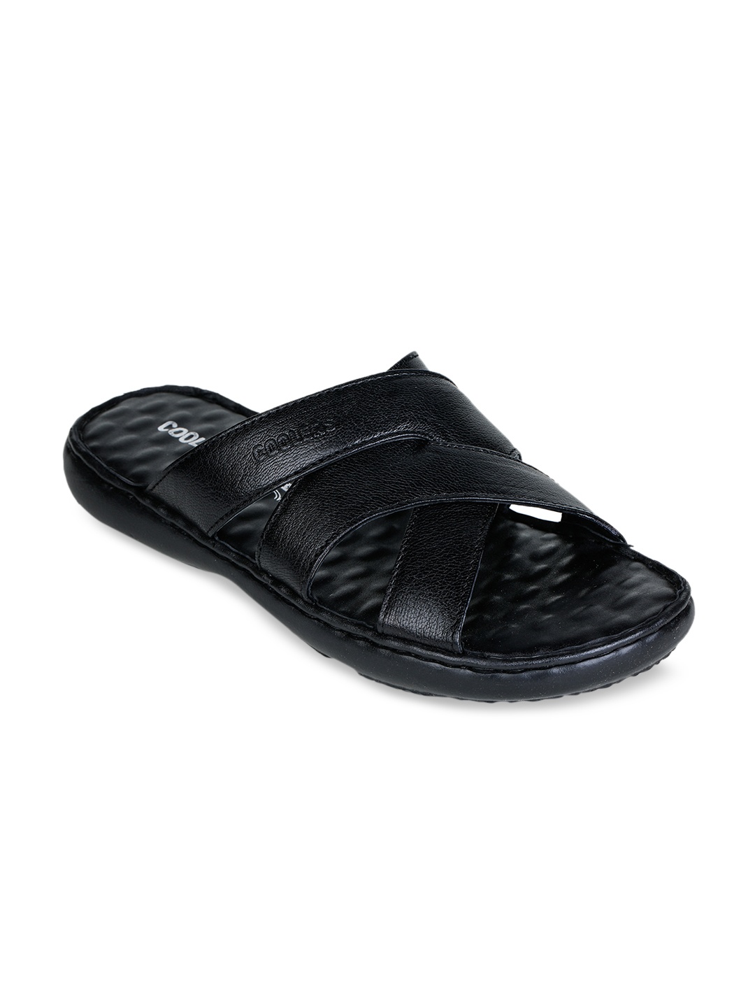

Liberty Men Black Solid Sliders