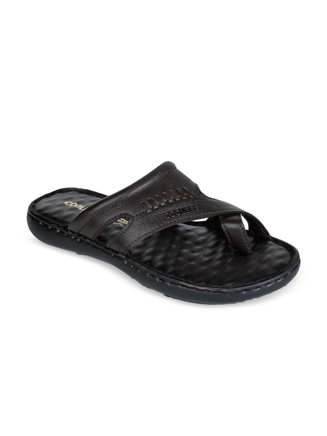 

Liberty Men Coffee Brown & Black Comfort Sandals