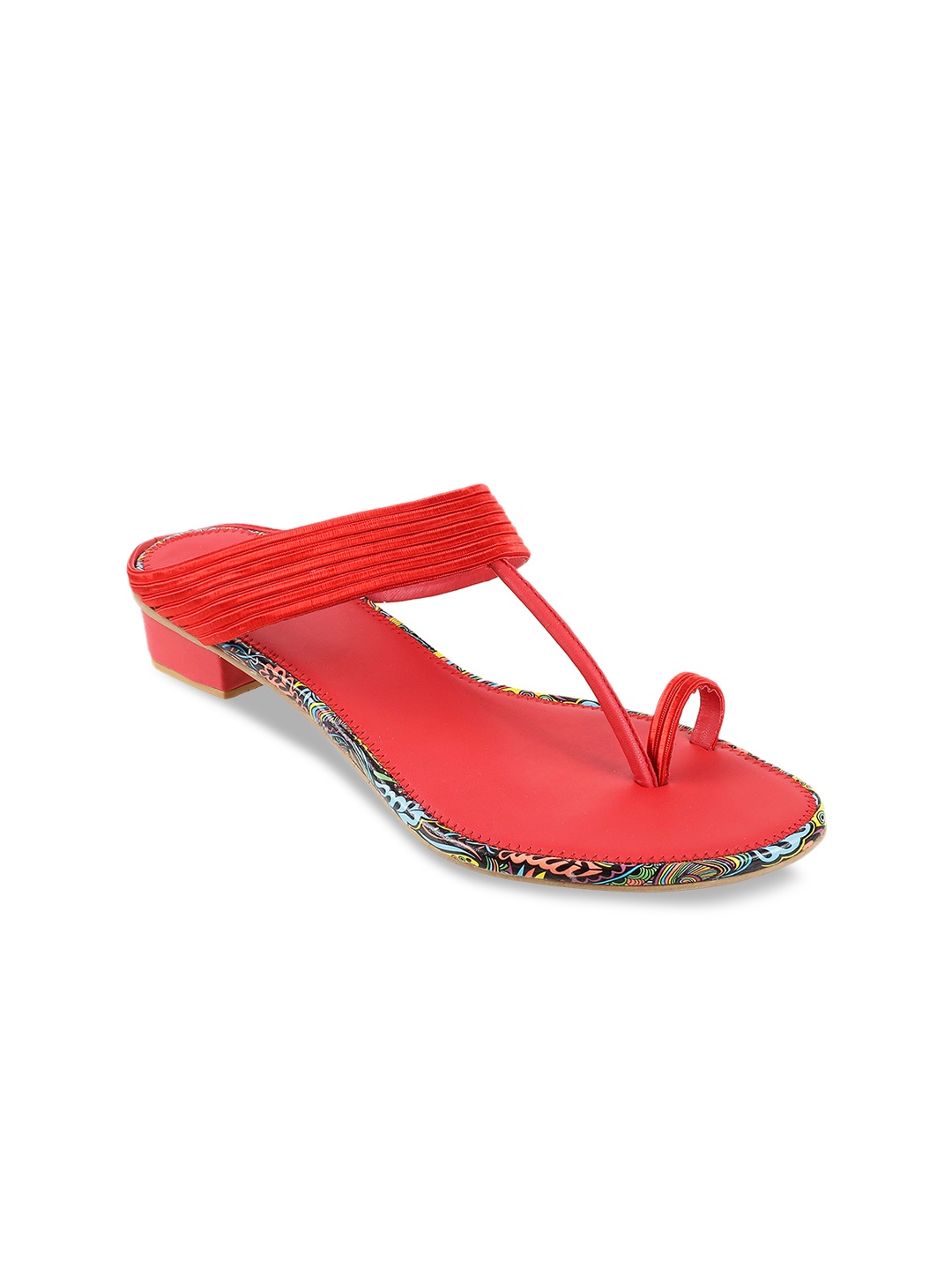 

Metro Women Red Solid Comfort Heels