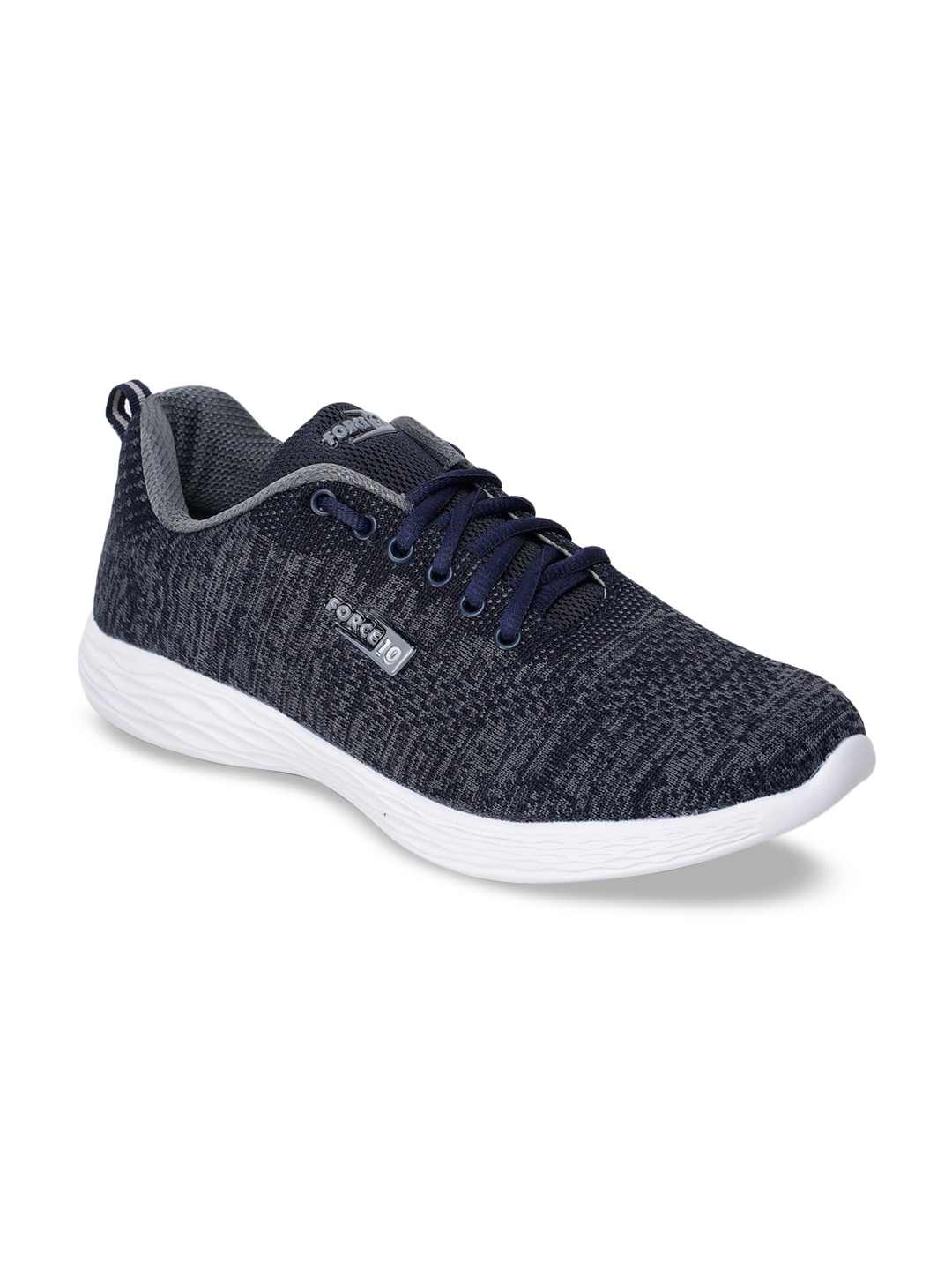 

Liberty Men Navy Blue Mesh Running Shoes