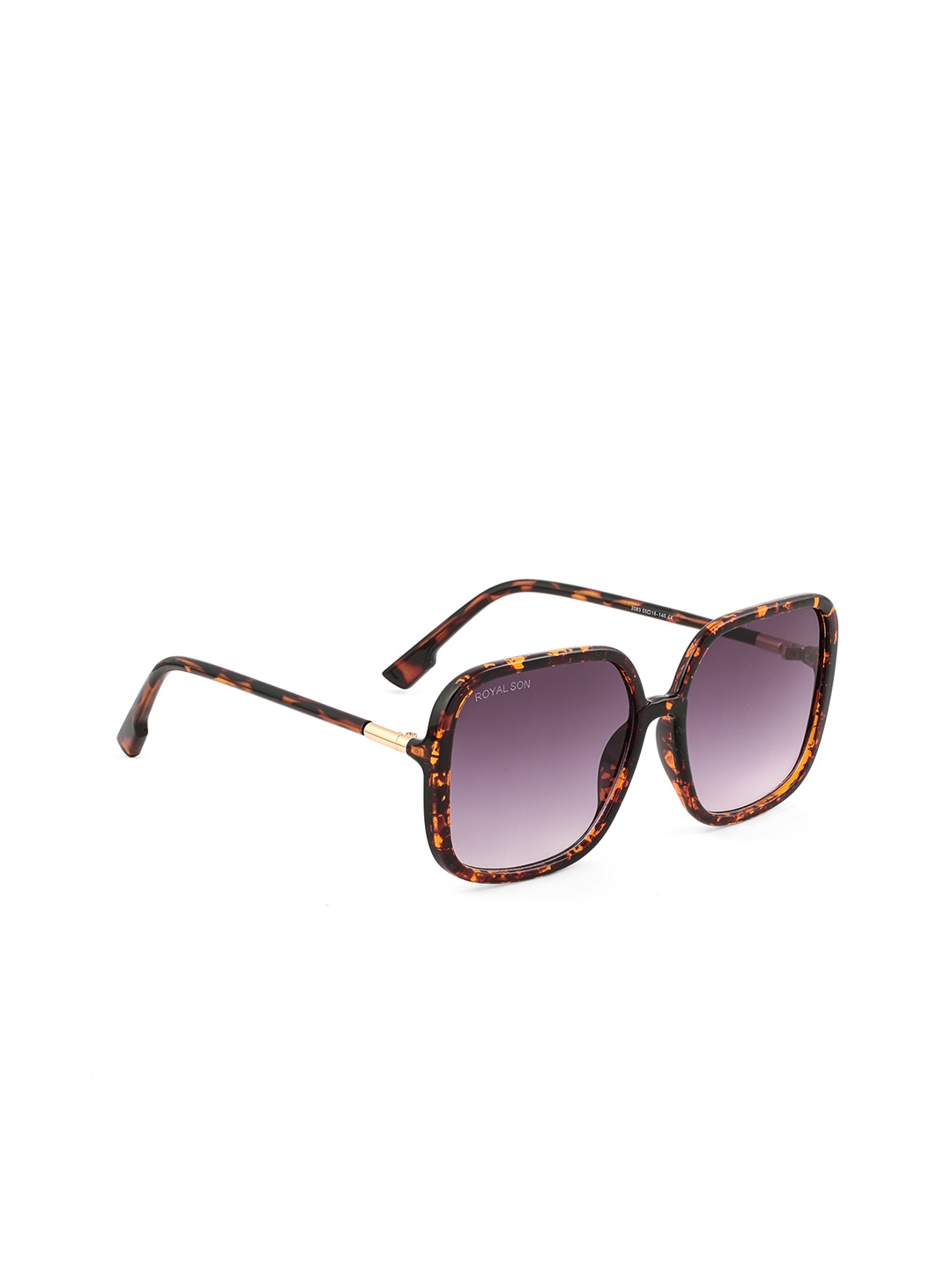 ROYAL SON Women UV Protected Oversized Sunglasses CHI0096-C7, Purple