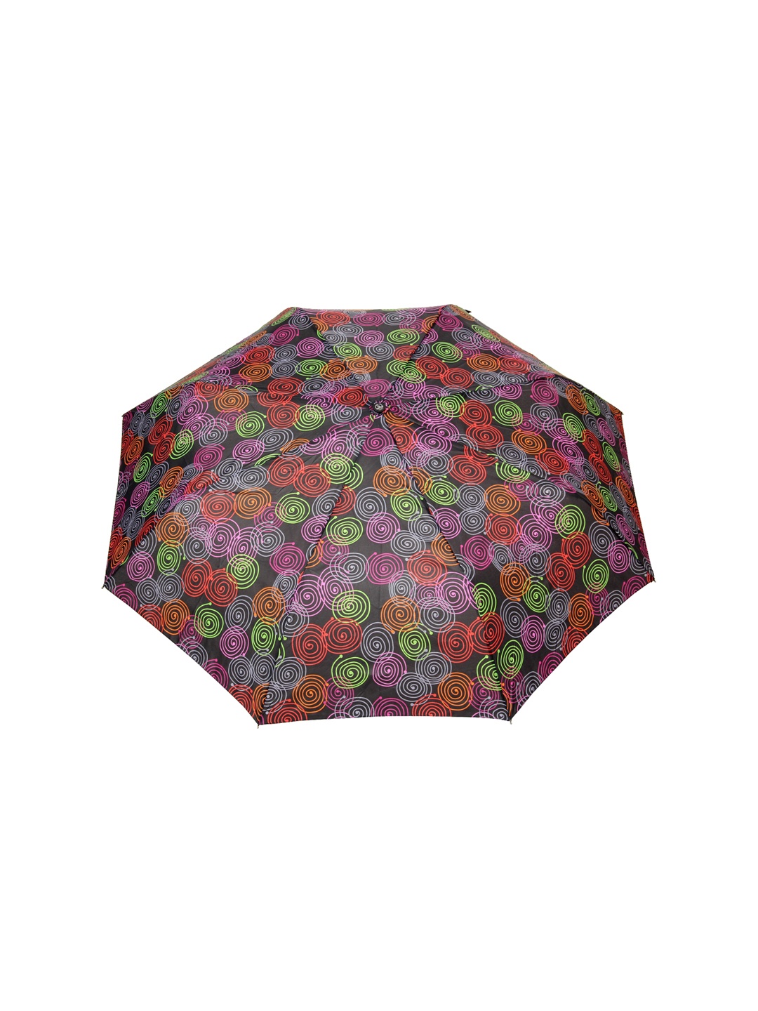 

FabSeasons Unisex Black & Pink Symmteric Print 3 Fold Semi-Automatic Umbrella