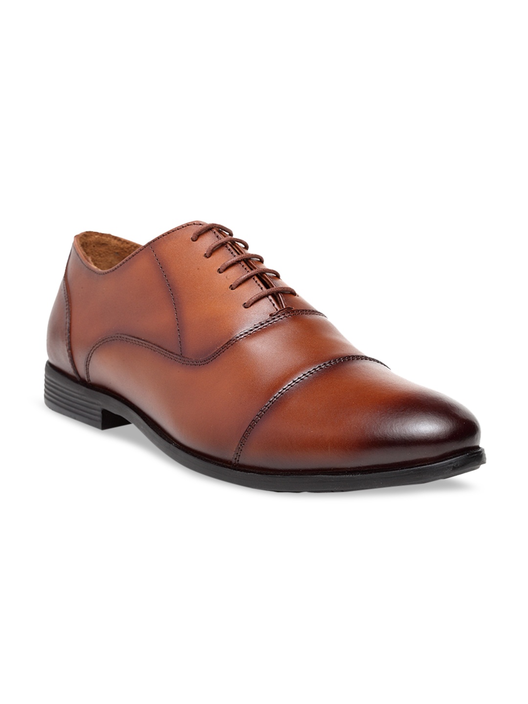 

Teakwood Leathers Men Brown Solid Genuine Leather Formal Oxfords