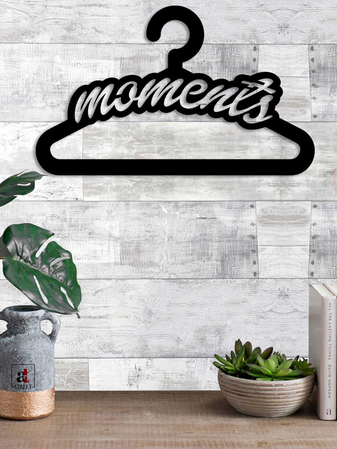 

Art Street Black Moments MDF Plaque Painted Picture Frame Wall Art