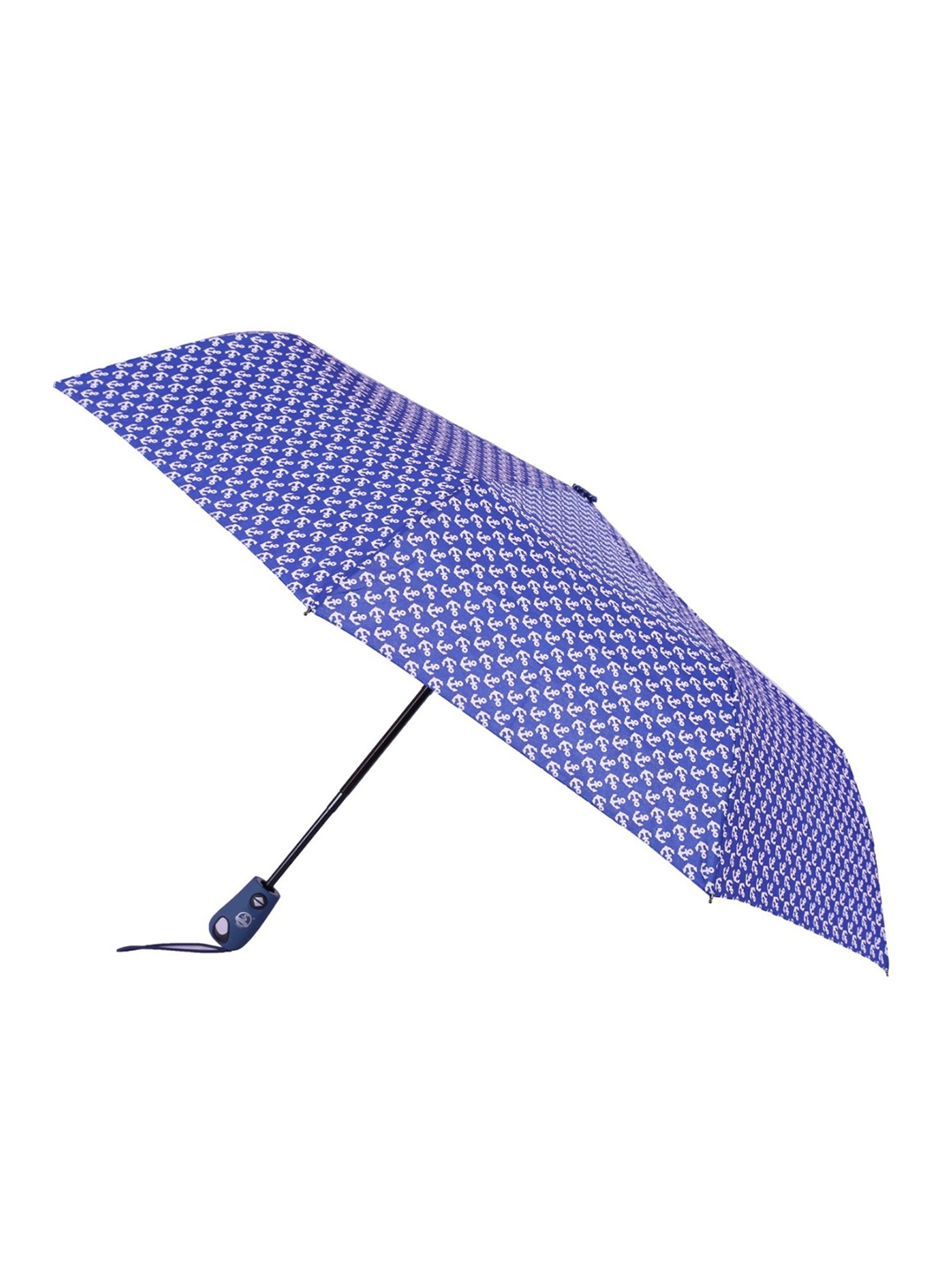 

FabSeasons Unisex Blue & White Anchor Digital Printed Automatic 3 fold All-Seasons Umbrella