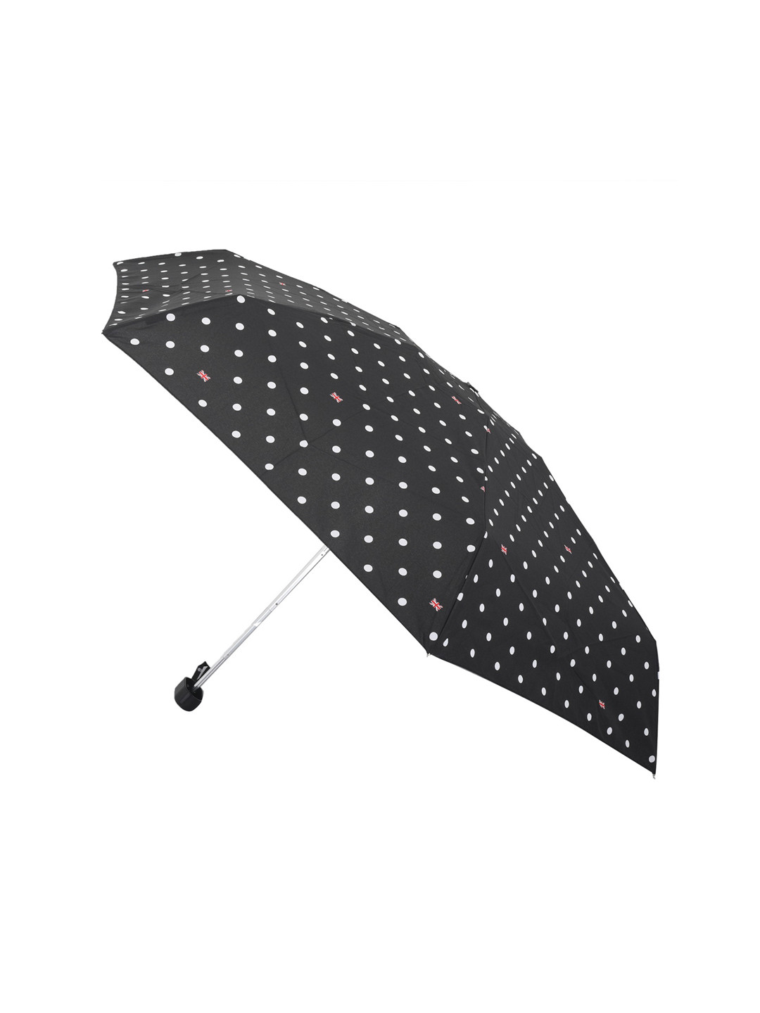

FabSeasons Unisex Black Printed Quirky 5 Fold Light Weight Small Compact Manual Umbrella