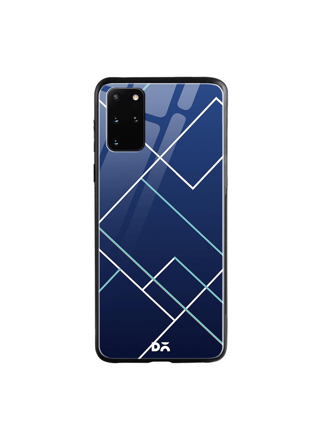 

DailyObjects Blue Nightfall Tach Lines Samsung Galaxy S20 Plus Glass Case Cover