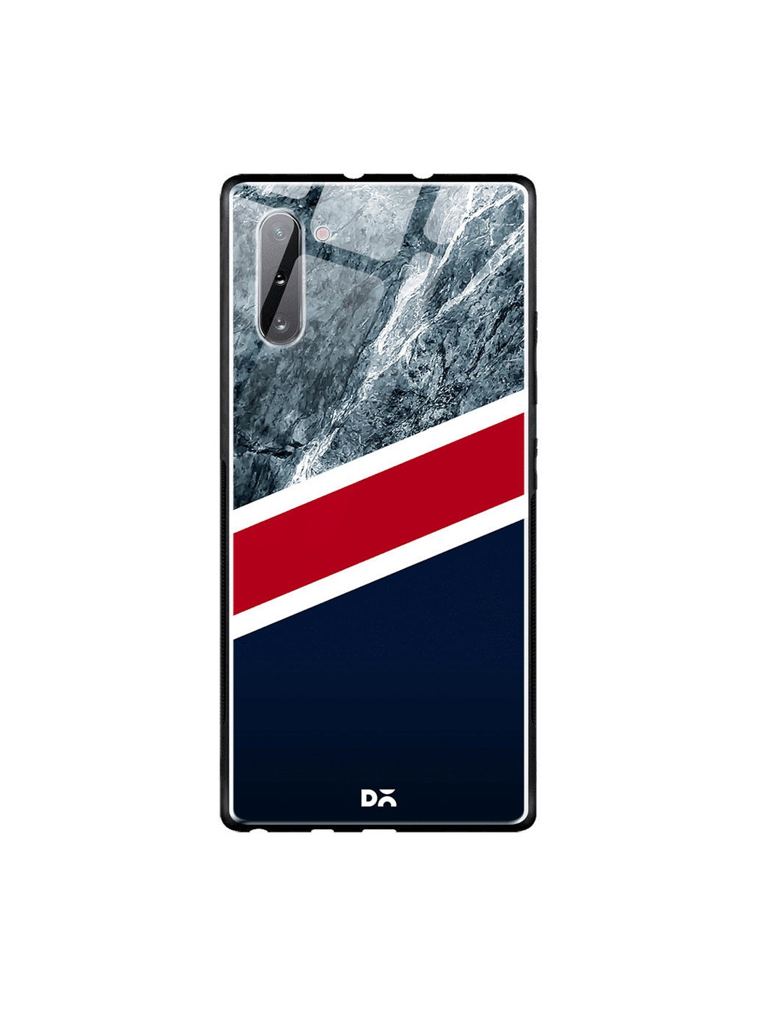 

DailyObjects Grey & Blue Marble New England Samsung Galaxy Note 10 Glass Case Cover