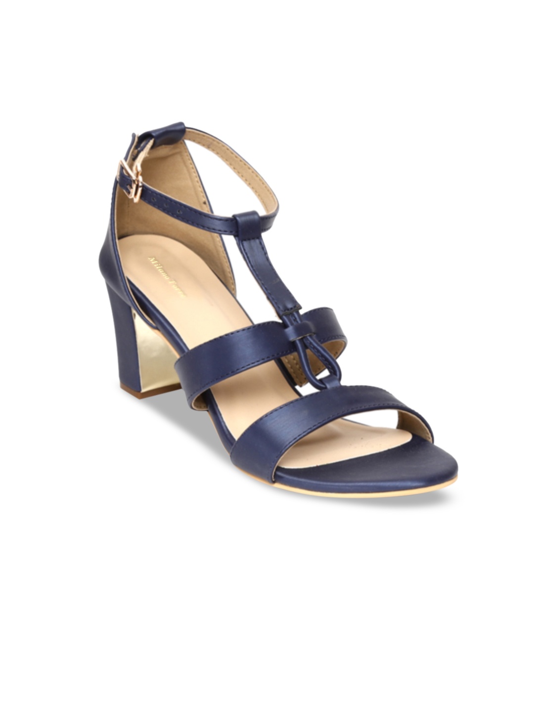 

Milano Torre Women Blue Solid Heels