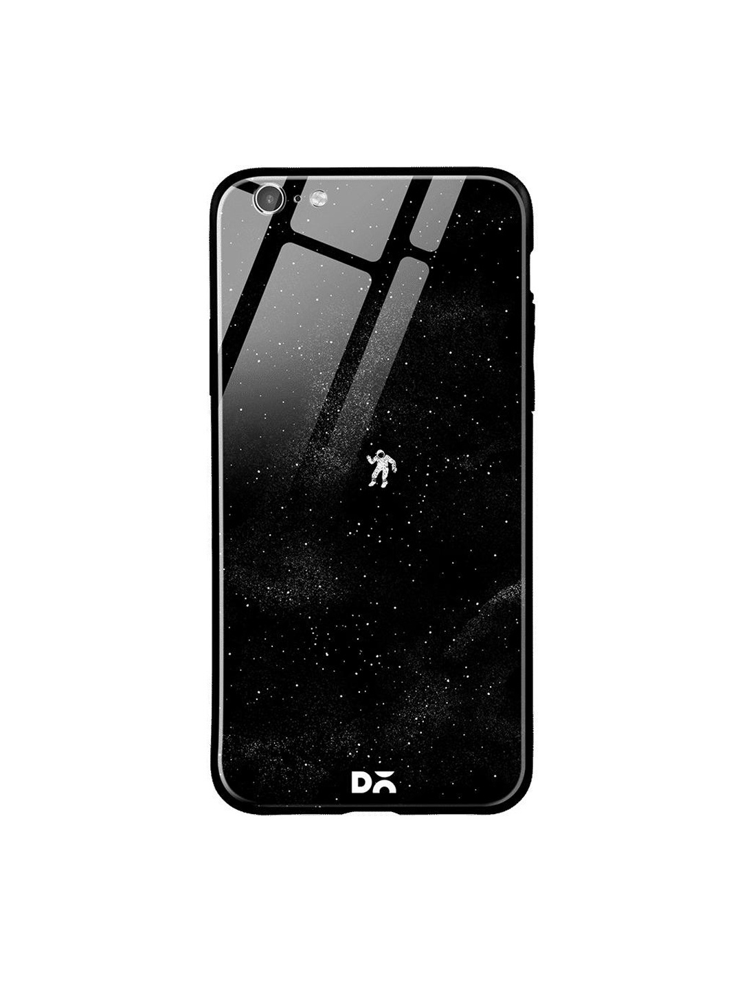 

DailyObjects Black Gravity iPhone 6S Glass Case Cover