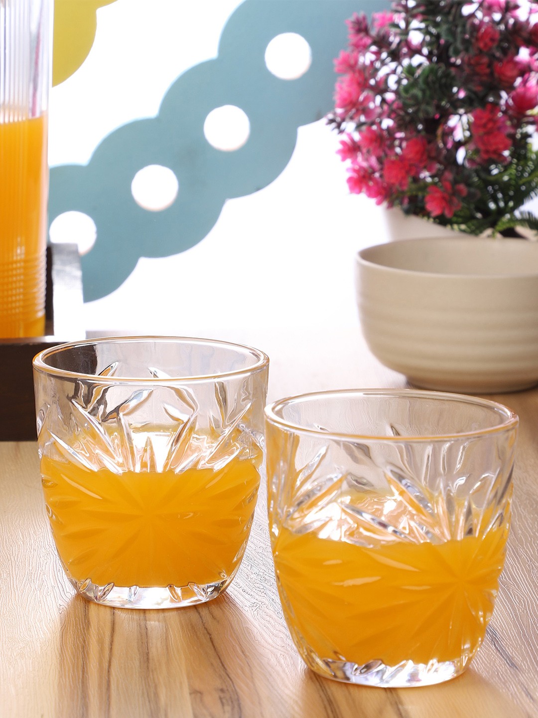 

ceradeco Transparent 6-Pieces Solid Glass Set