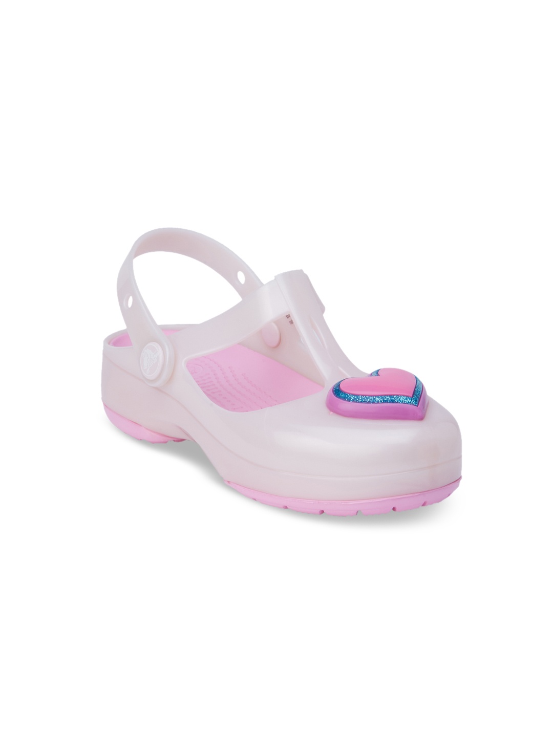 

Crocs Isabella Girls Pink Solid Clogs
