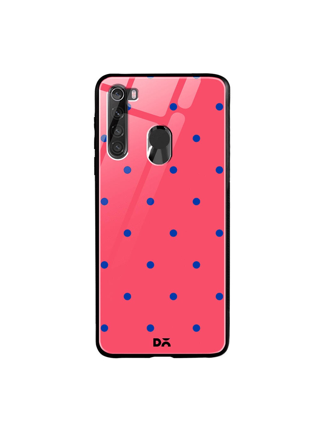 

DailyObjects Pink & Blue Bubbles Candy Xiaomi Redmi Note 8 Glass Case Cover