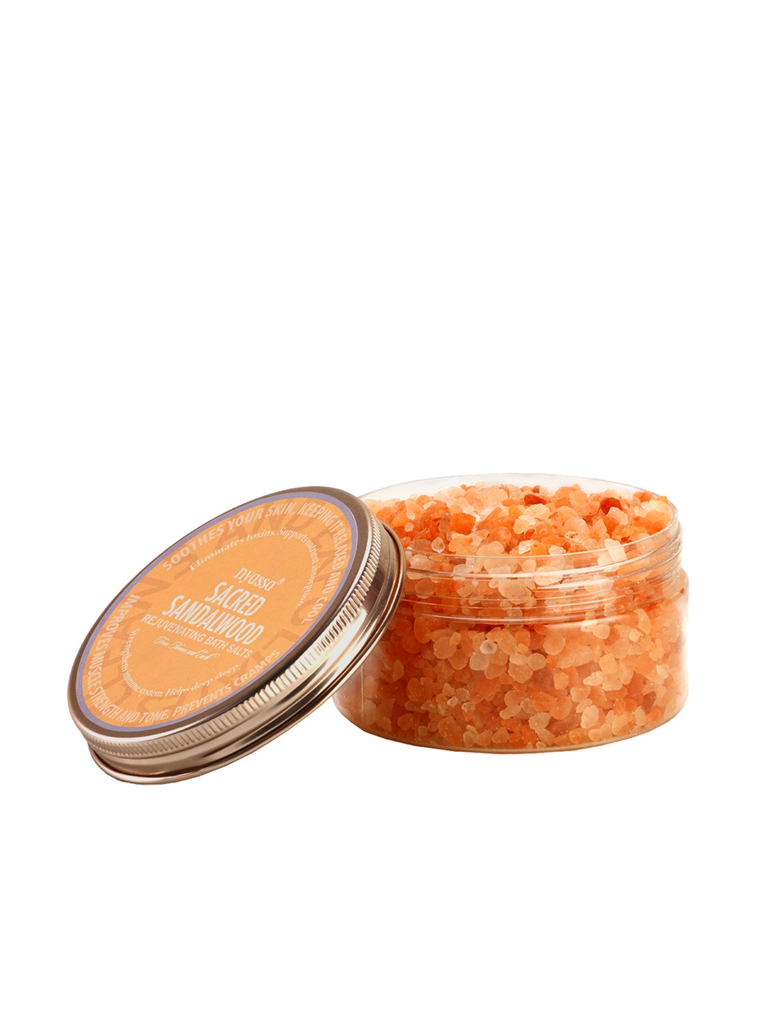 Nyassa Unisex Sacred Sandalwood Bath Salt, Orange