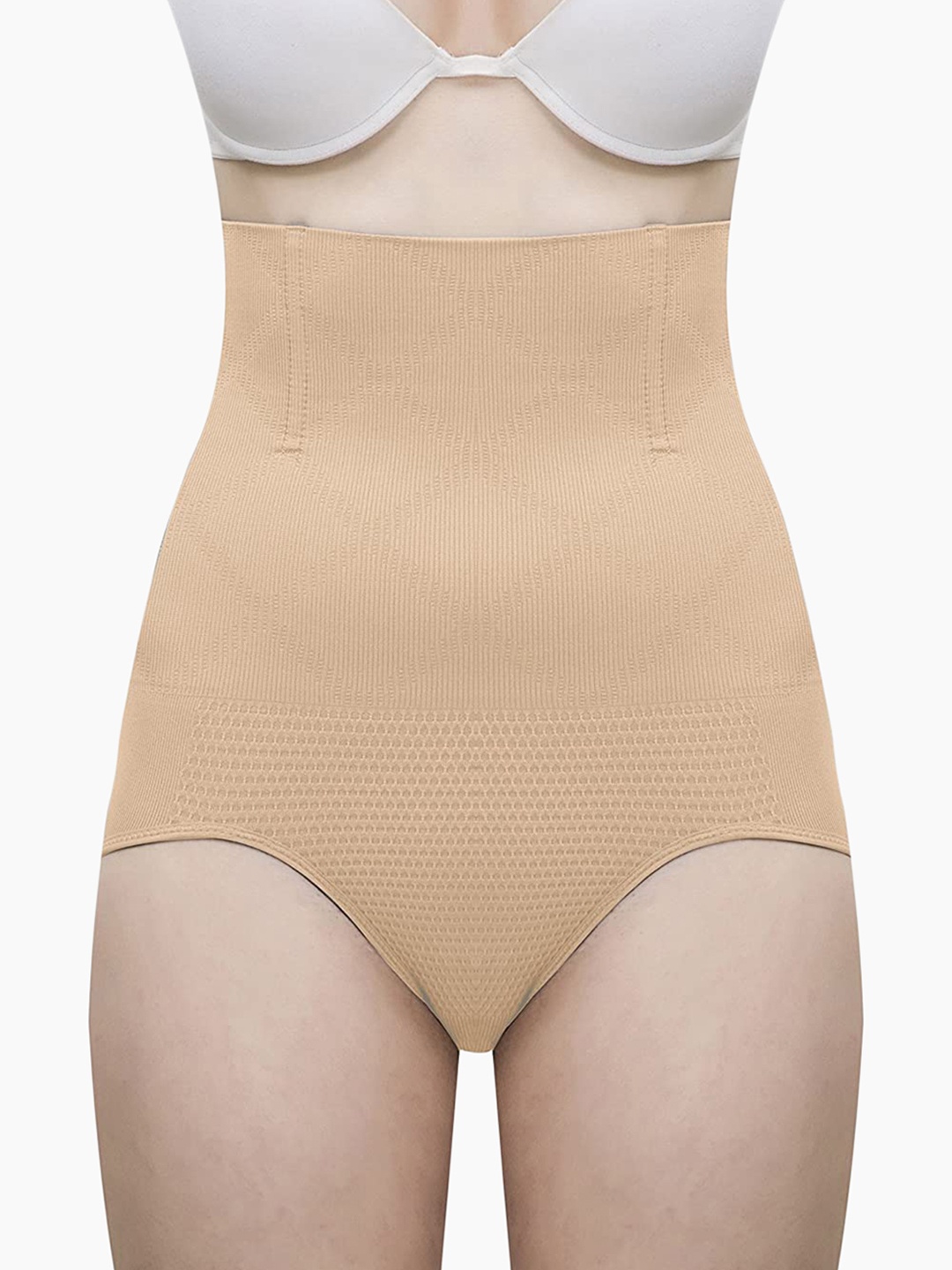 

Laceandme Women Nude-Coloured Solid Shaper Briefs 9813