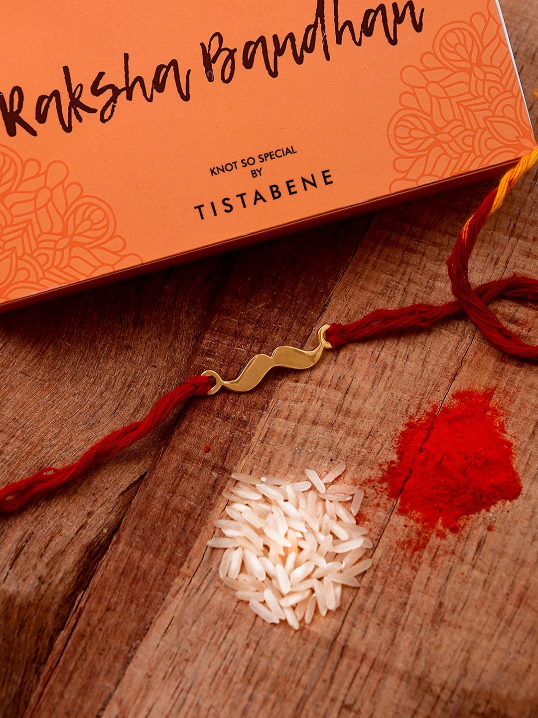 

Tistabene Men Gold-Plated Rakhi