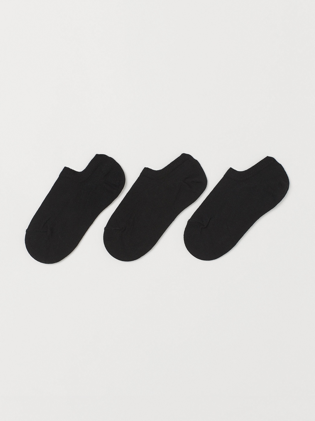 

H&M Women Black 3-Pack Liner Socks