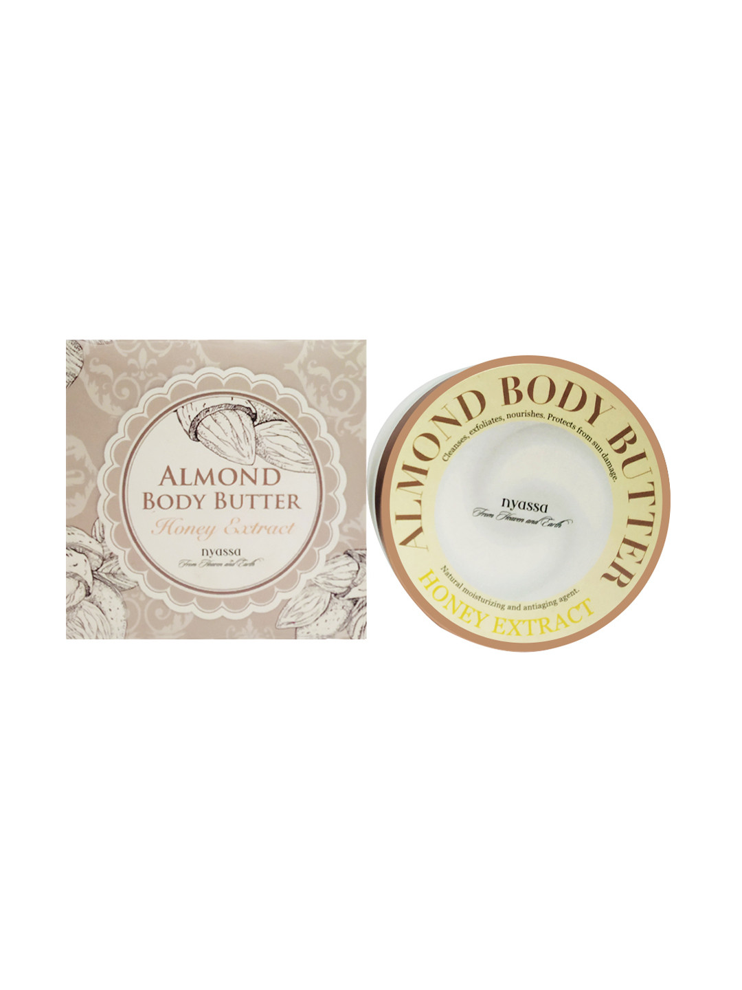 

Nyassa Almond Body Butter 100gm, White