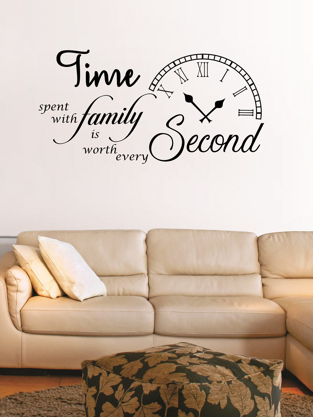 

WALLSTICK Black Quotation Large Vinyl Sticker