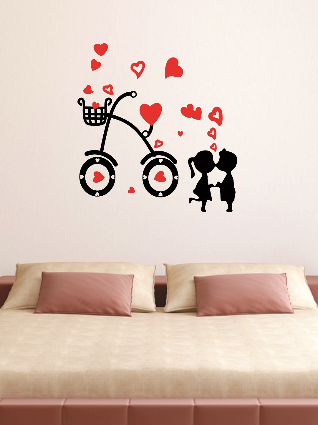 

WALLSTICK Black & Red Large Vinyl Sticker