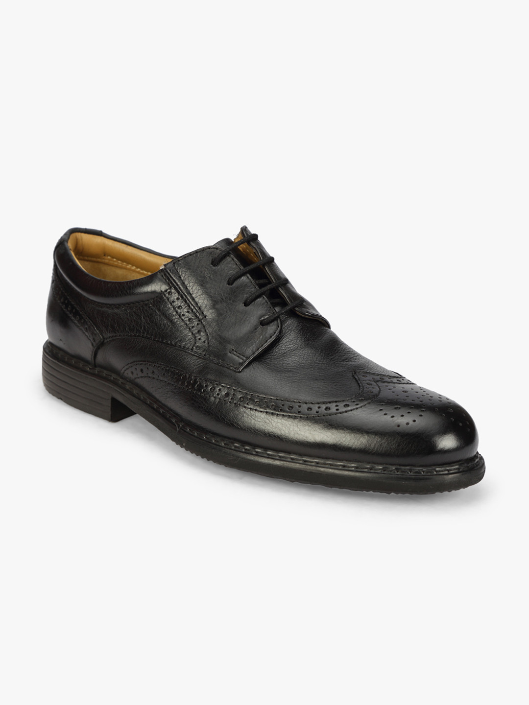 

Florsheim Men Black Leather Brogues