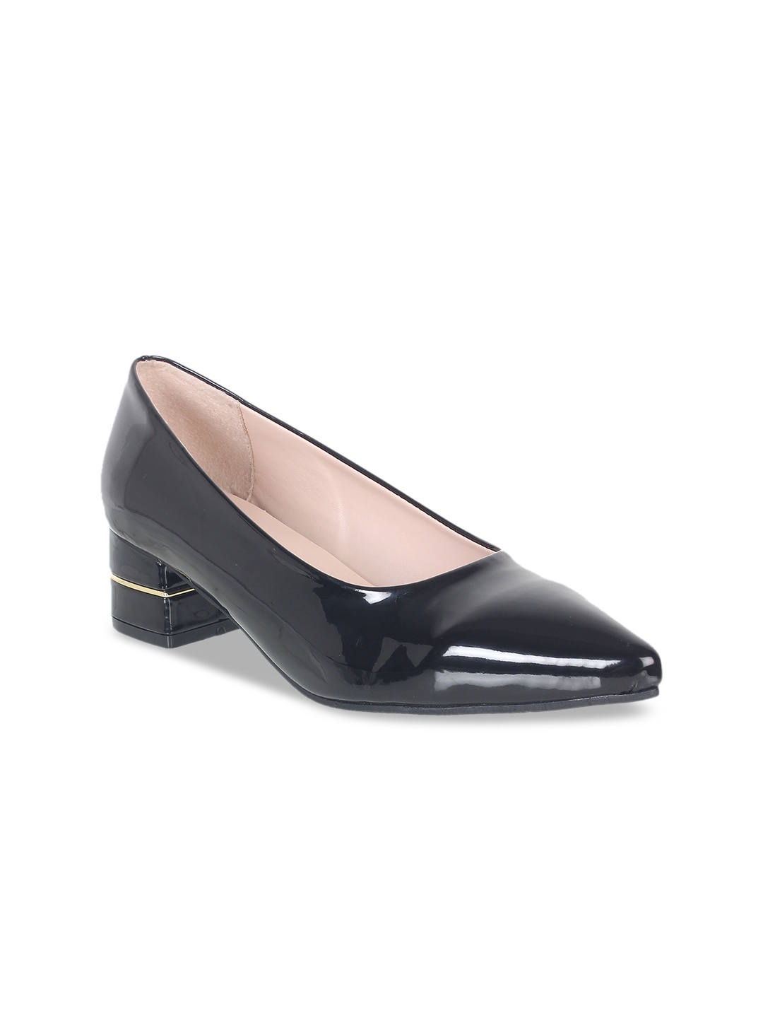 

Sherrif Shoes Women Black Solid Pumps