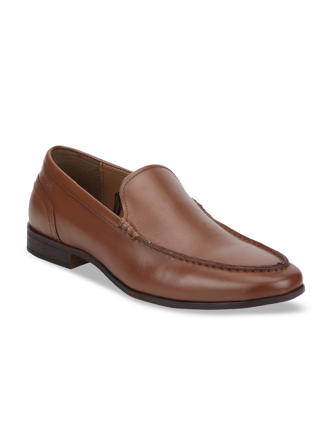

Red Tape Men Brown Solid Leather Formal Loafers