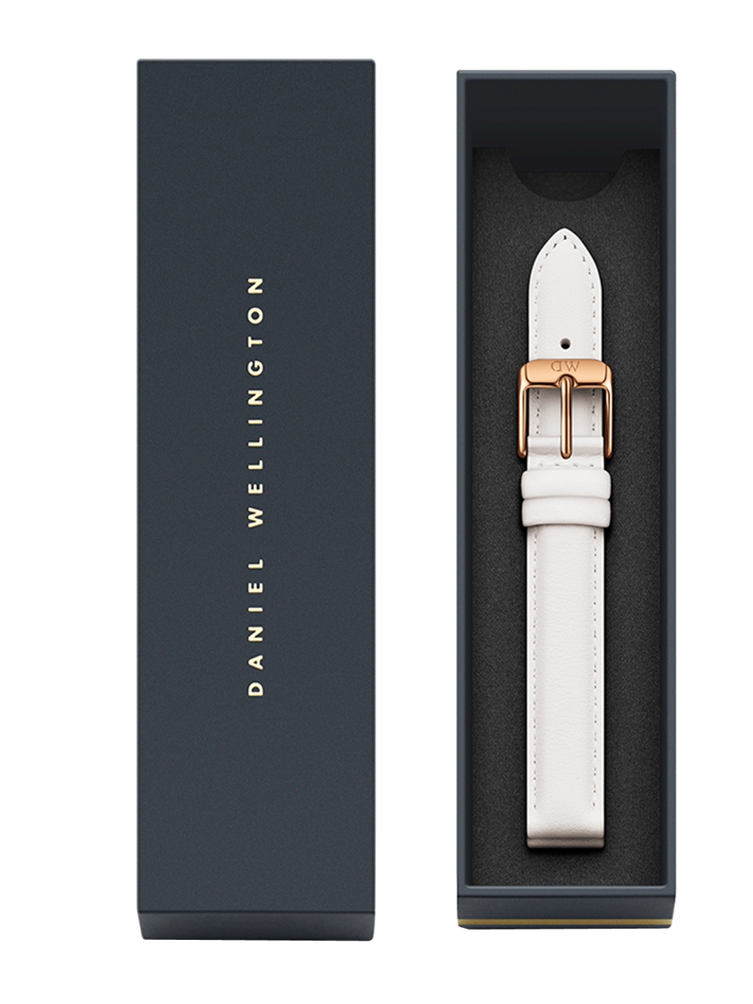 

Daniel Wellington Women White Solid Leather Petite Bondi Watch Strap