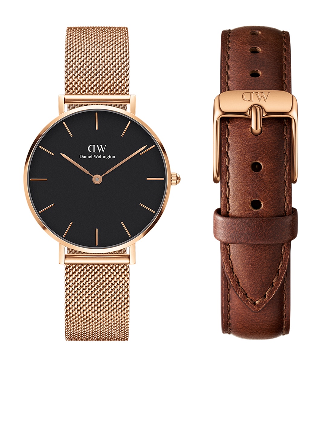 

Daniel Wellington Women Watch Gift Set DW00500879, Black