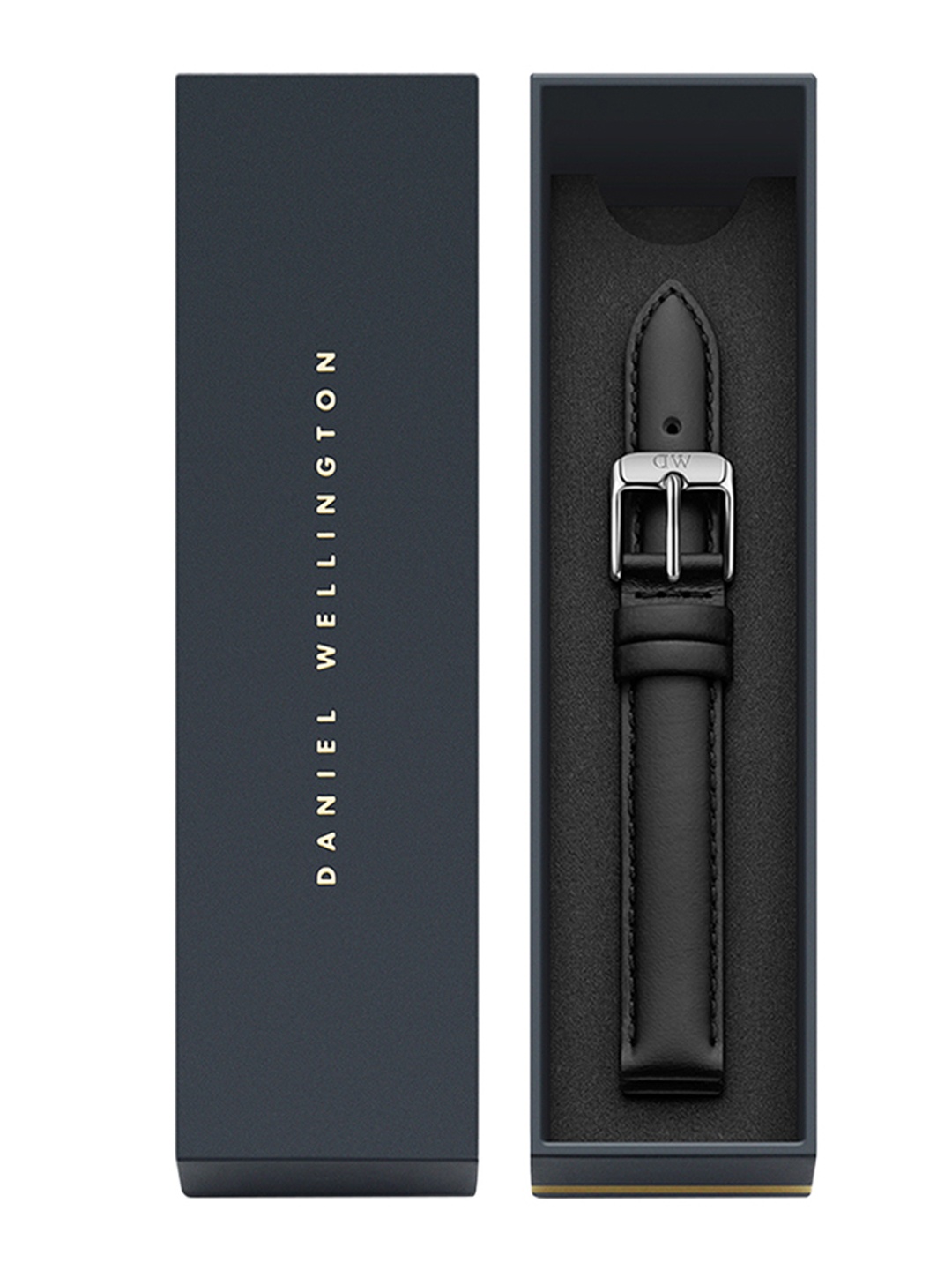 

Daniel Wellington Women Black Solid Leather Petite Reading Watch Strap