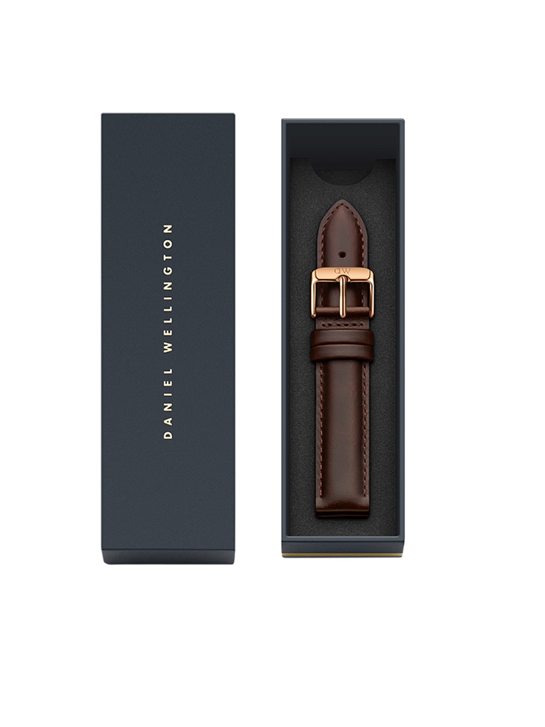 

Daniel Wellington Unisex Brown Solid Leather Petite Reading Watch Strap