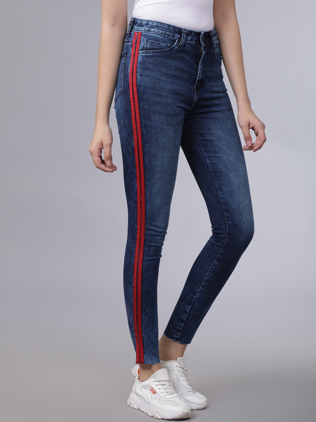 

Tokyo Talkies Women Blue Super Skinny Fit High-Rise Clean Look Jeans