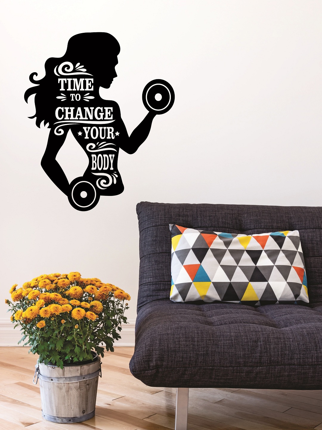 

WALLSTICK Black & White Quotations Large Vinyl Sticker