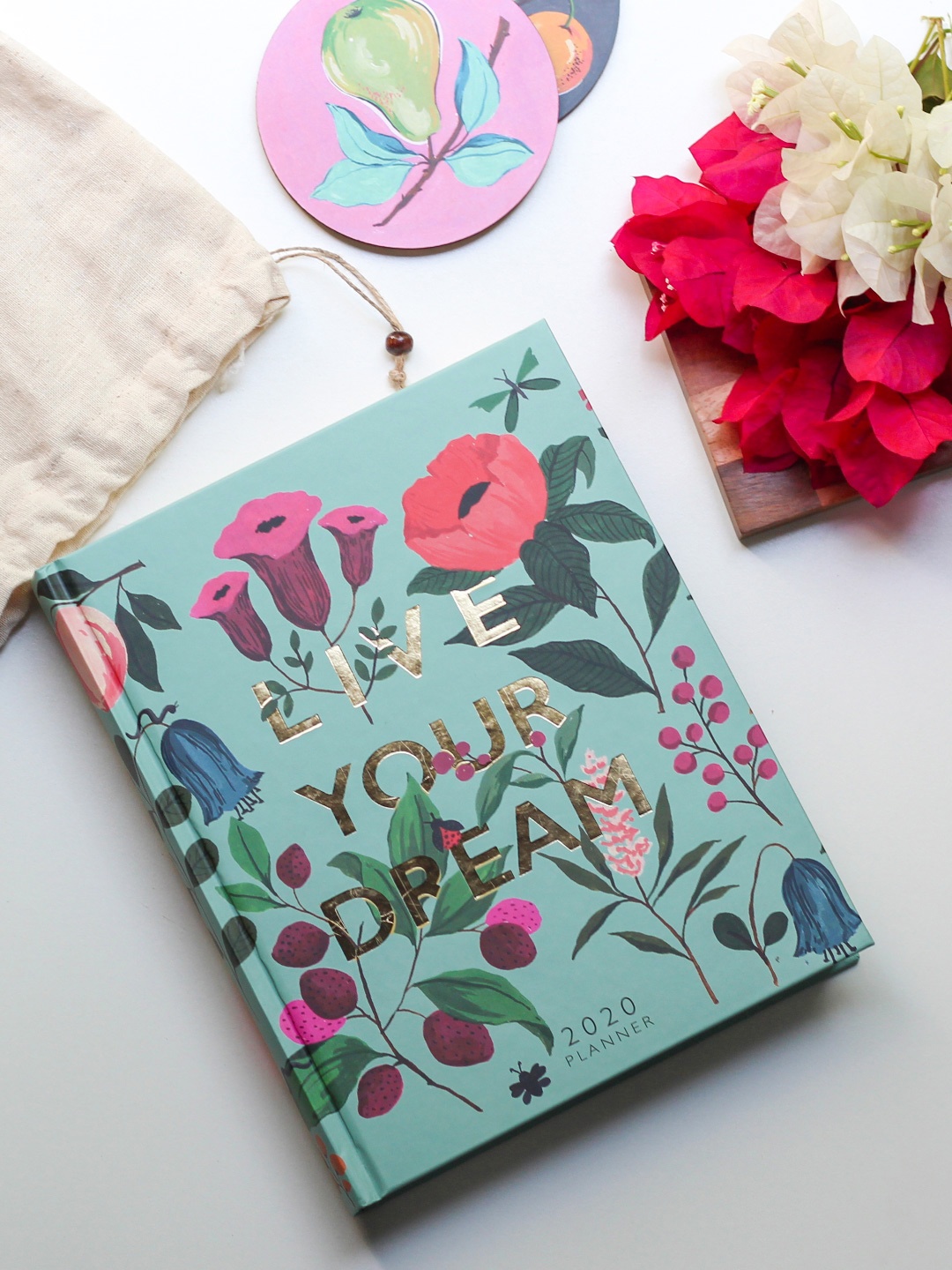 

The Ink Bucket Undated Live Your Dream Planner, Teal