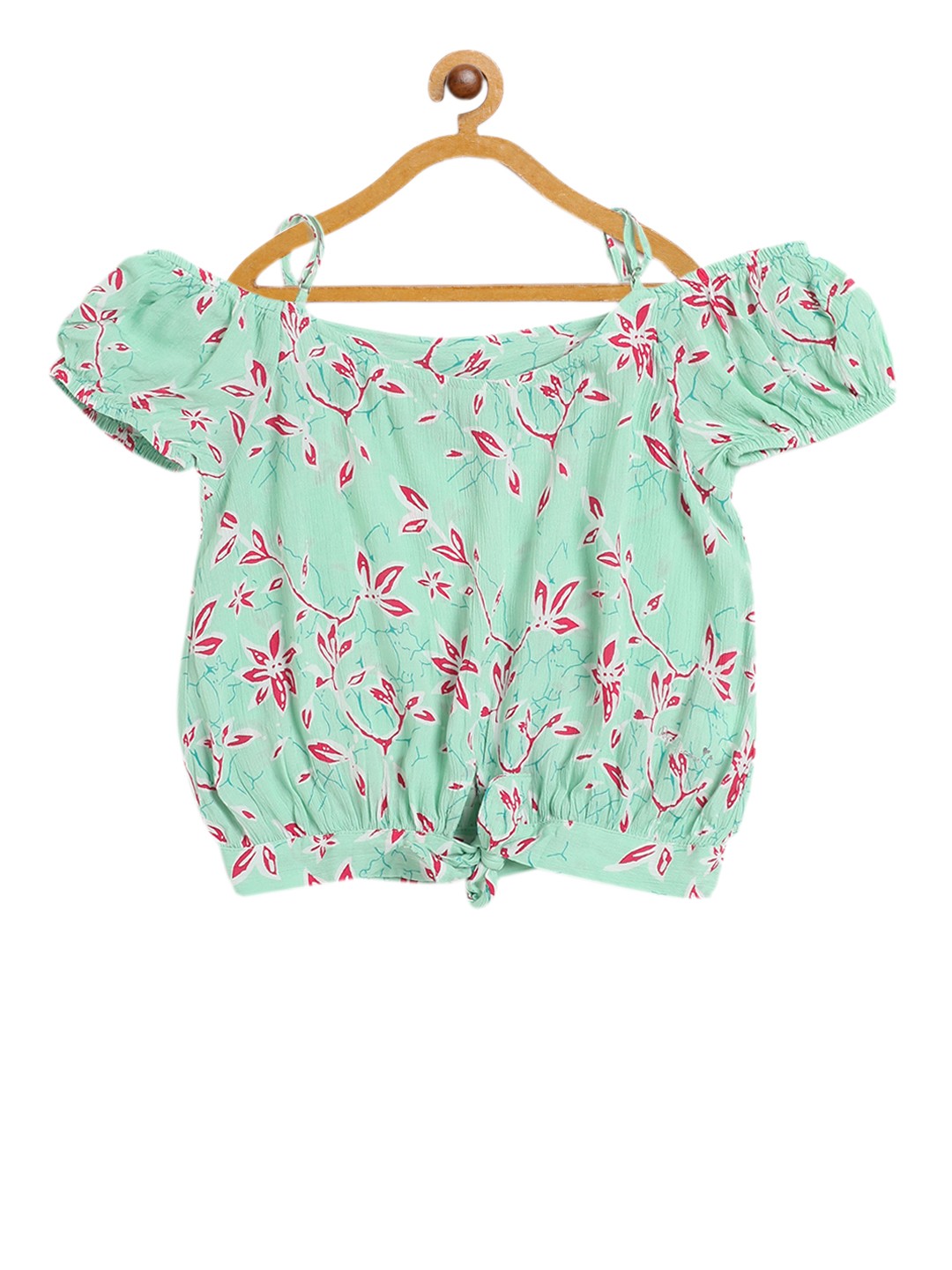 

Pepe Jeans Girls Green Floral Printed Top