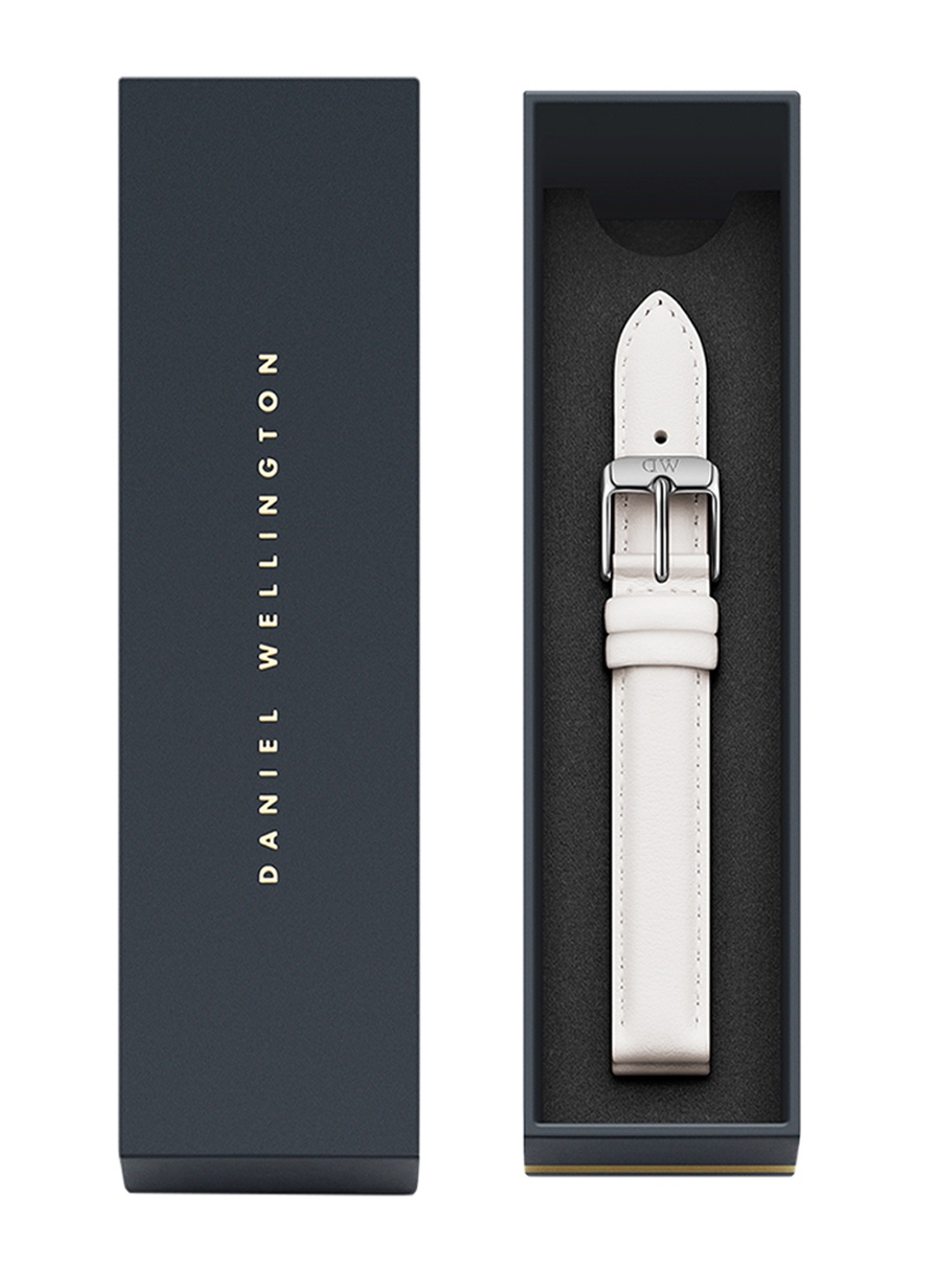 

Daniel Wellington Women White Solid Leather Petite Bondi Watch Strap