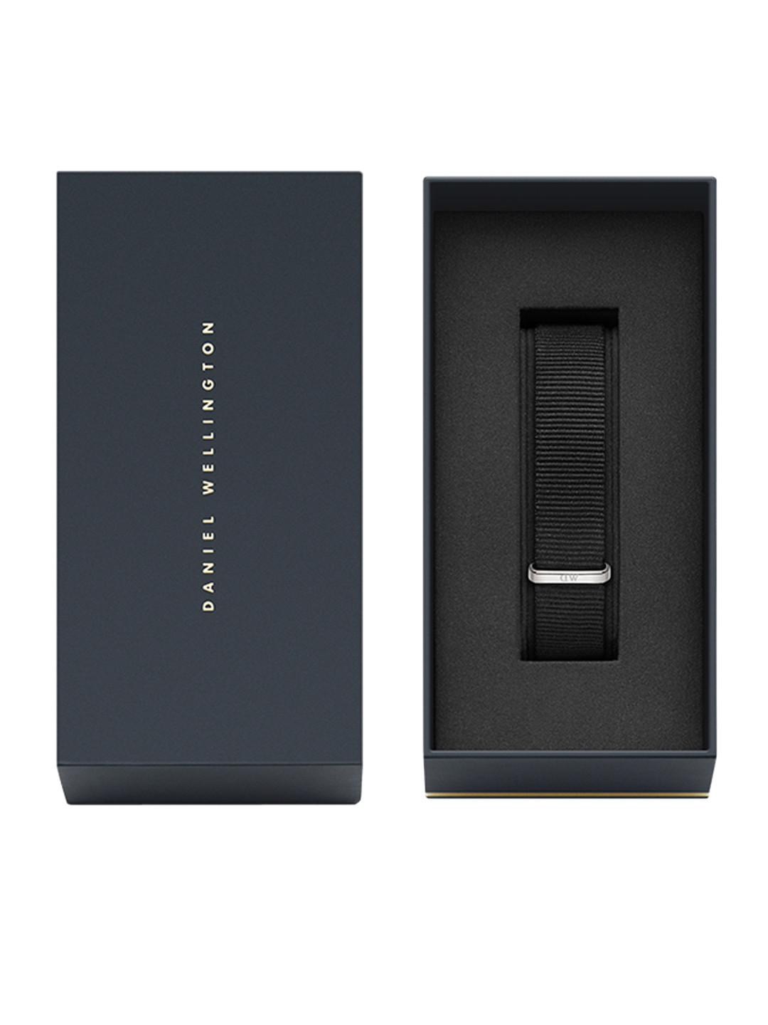 

Daniel Wellington Unisex Black Synthetic Classic Cornwall Watch Strap