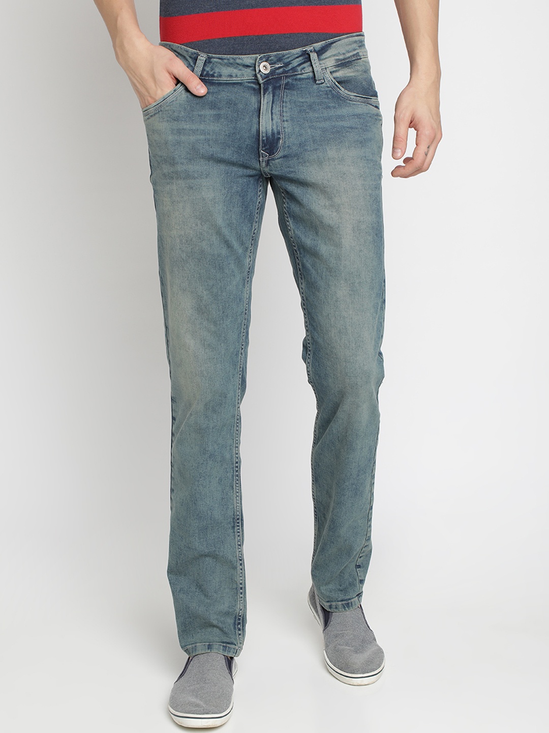 

Crocodile Men Blue Slim Fit Mid-Rise Clean Look Jeans