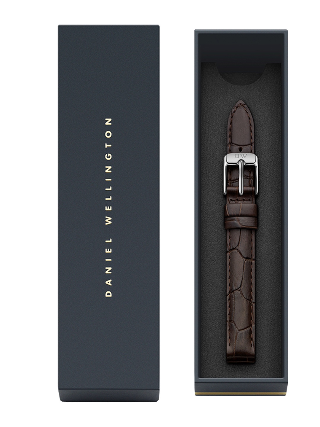 

Daniel Wellington Women Petite York Brown Leather Watch Strap