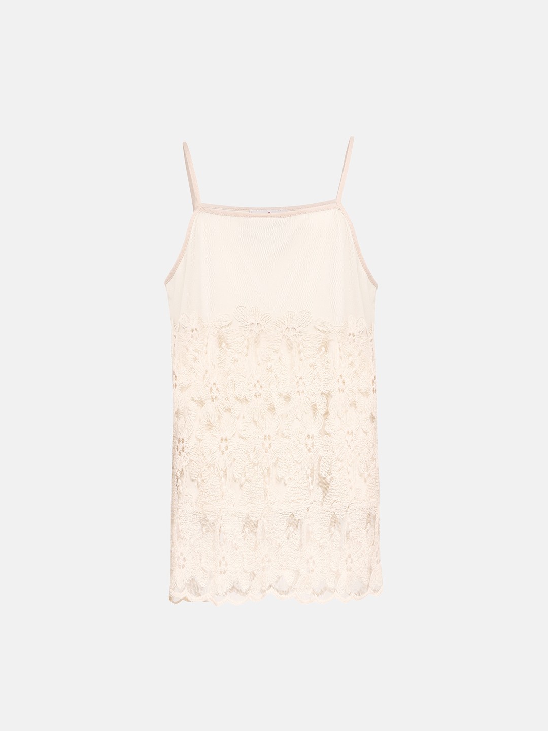 

Oxolloxo Girls Beige Solid Top
