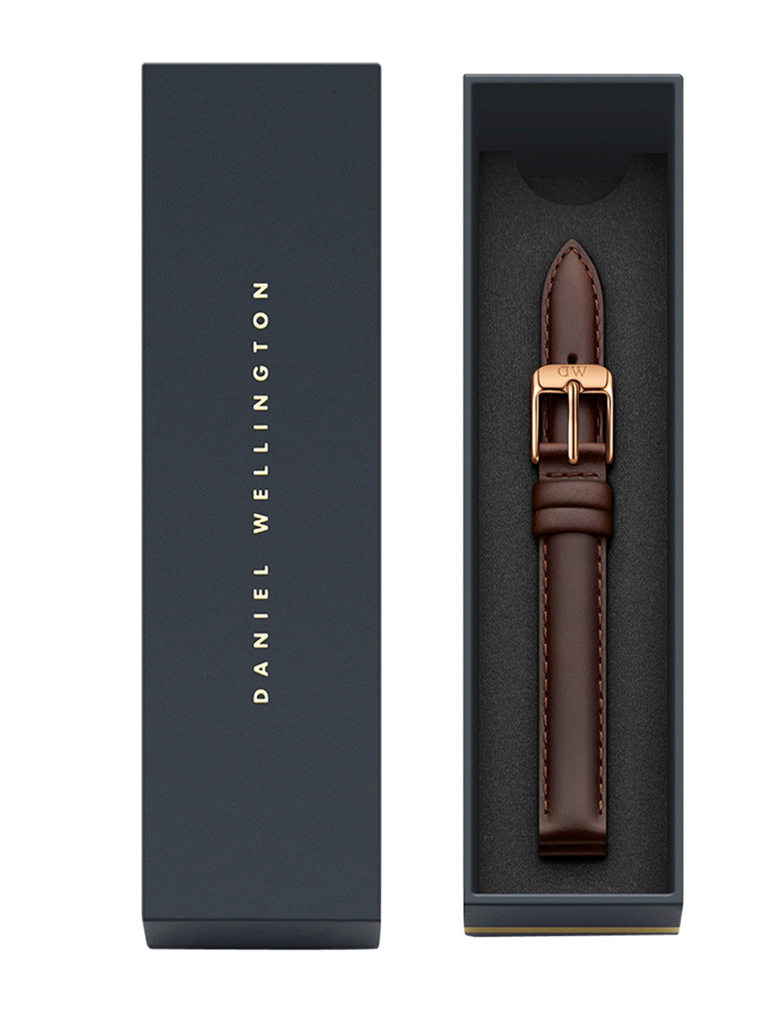 

Daniel Wellington Women Brown Leather Petite Bristol Watch Strap