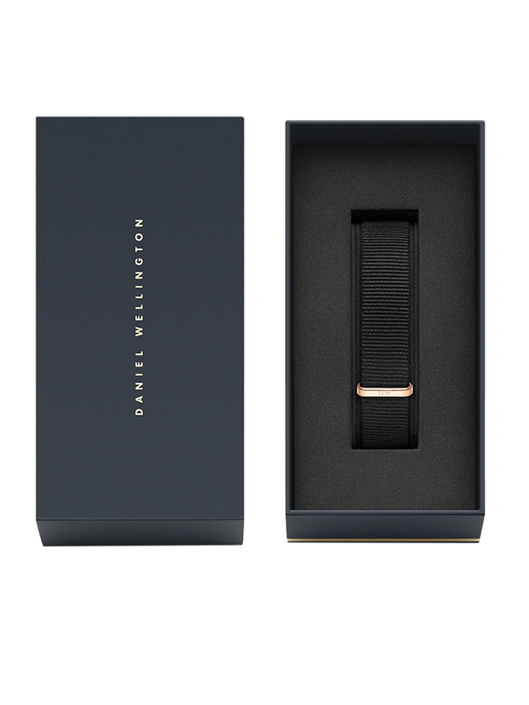 

Daniel Wellington Unisex Black Synthetic Classic Cornwall Watch Strap