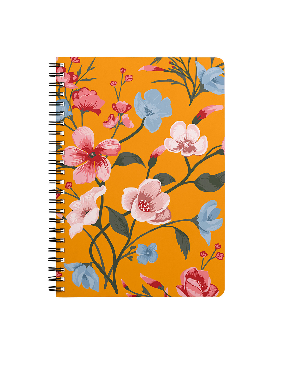 

Dailyobjects Mustard Blooms A5 Spiral Notebook 160 page, Multi