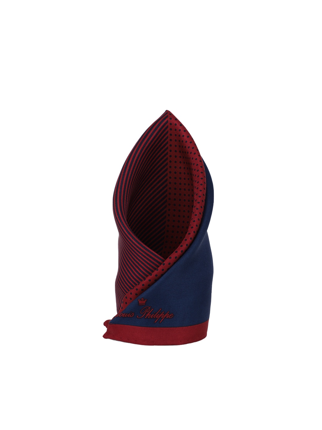 

Louis Philippe Men Maroon Pocket Square