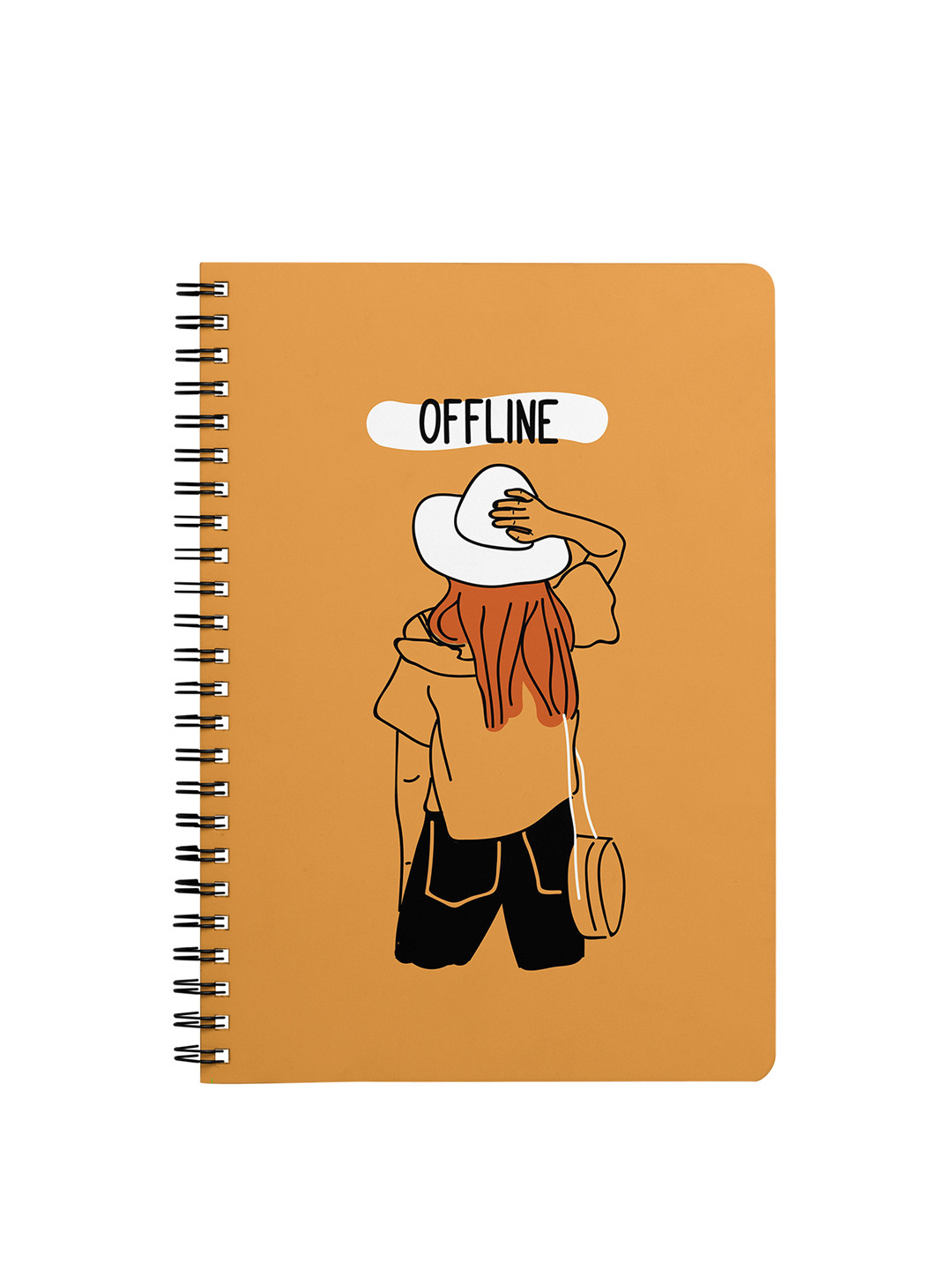 

Dailyobjects Camel Brown & Black Offline A5 Spiral Notebook