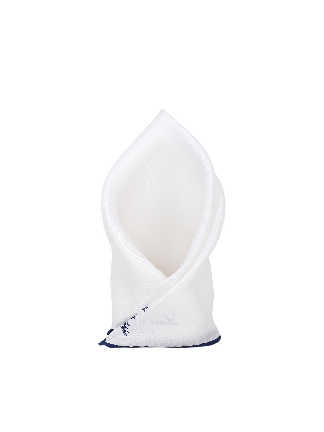

Louis Philippe White Silk Pocket Square