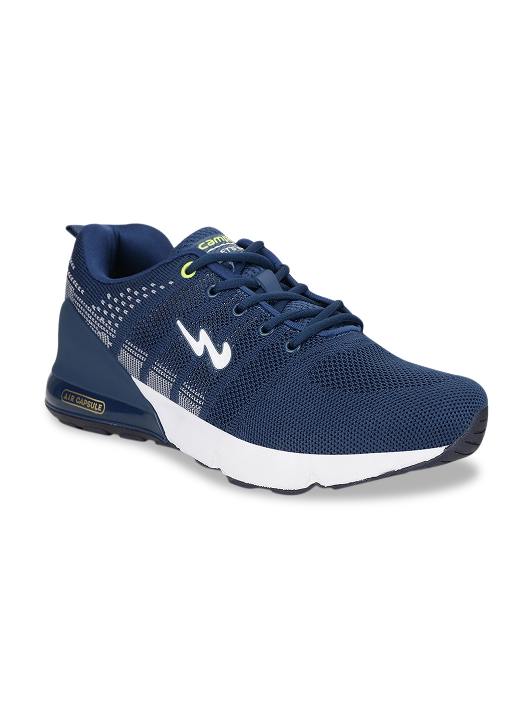 Campus Men Blue Mesh Running Shoes