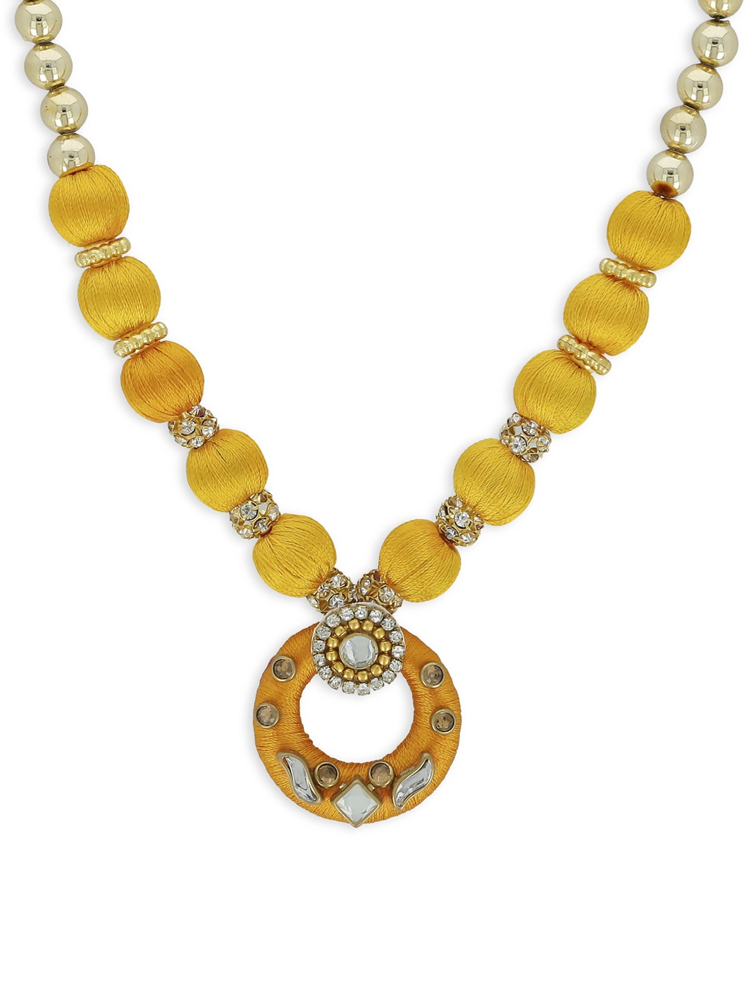 

AKSHARA Gold-Toned Handcrafted Necklace